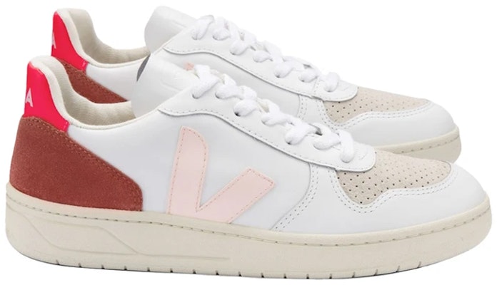 VEJA V-10 'Putih Petale Rose Fluo' VX022292 Lookbook VEJA V-10 'Putih Petale Rose Fluo' VX022292