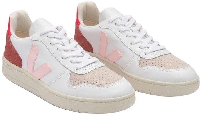 VEJA V-10 'Putih Petale Rose Fluo' VX022292 Shop VEJA V-10 'Putih Petale Rose Fluo' VX022292