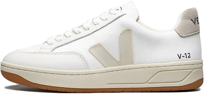 VEJA V-12 網布 圓頭平底 低筒 帆布鞋 男女款 白色 Buy VEJA V-12 網布 圓頭平底 低筒 帆布鞋 男女款 白色
