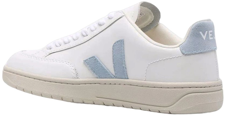 VEJA V-12 低筒 時尚板鞋 男女同款 白藍 Lookbook VEJA V-12 低筒 時尚板鞋 男女同款 白藍