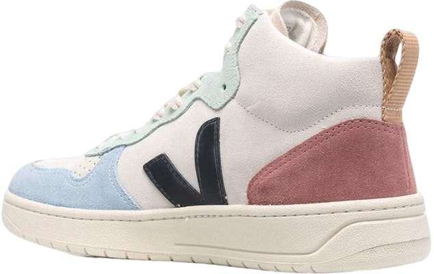 VEJA V-15 ハイカットスニーカー (ベージュ/ライトブルー/ブラック) VQ0302821A Lookbook VEJA V-15 ハイカットスニーカー (ベージュ/ライトブルー/ブラック) VQ0302821A