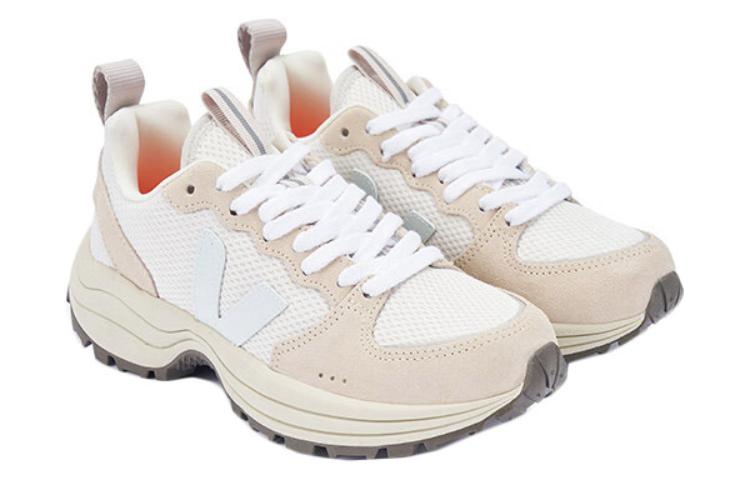 Order VEJA Venturi 麂皮系带运动鞋 '米色薄荷绿' VT0102958