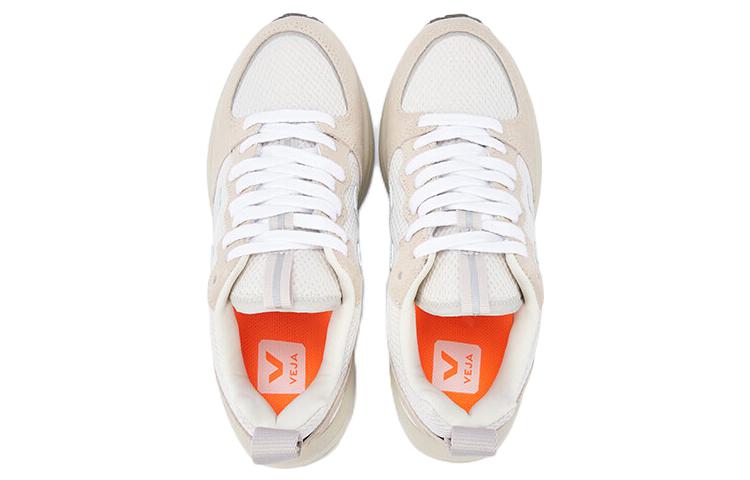 Lookbook VEJA Venturi 麂皮系带运动鞋 '米色薄荷绿' VT0102958