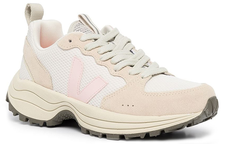 Order VEJA Venturi Baskets en Daim à Lacets ''Beige Blanc Rose'' VT0102831