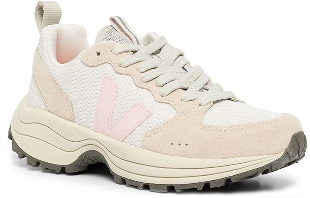 VEJA Venturi Baskets en Daim à Lacets ''Beige Blanc Rose'' VT0102831 Order VEJA Venturi Baskets en Daim à Lacets ''Beige Blanc Rose'' VT0102831