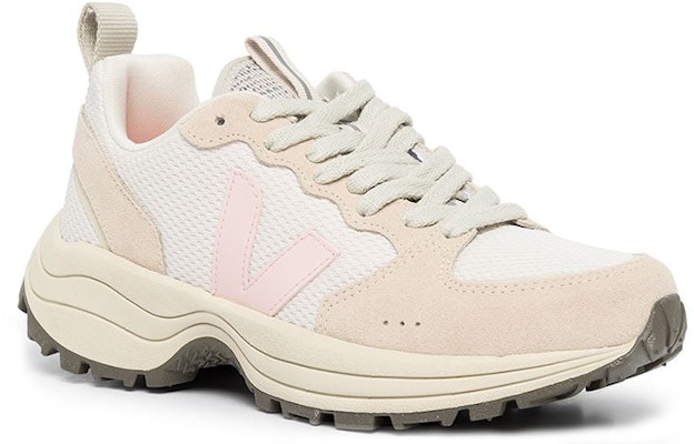 VEJA Venturi Suede Lace-Up Sneakers 'Beige White Pink' VT0102831 Order VEJA Venturi Suede Lace-Up Sneakers 'Beige White Pink' VT0102831