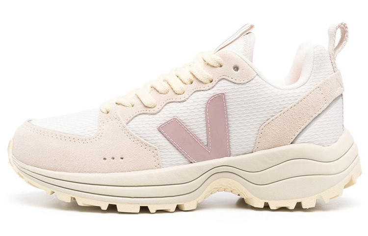 Buy VEJA Venturi 麂皮系带运动鞋 '白色 米色 粉色' VT2103195