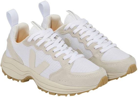 VEJA Venturi Suede Lace-Up Sneakers 'White Pierre Natural' VT0102257 Order VEJA Venturi Suede Lace-Up Sneakers 'White Pierre Natural' VT0102257