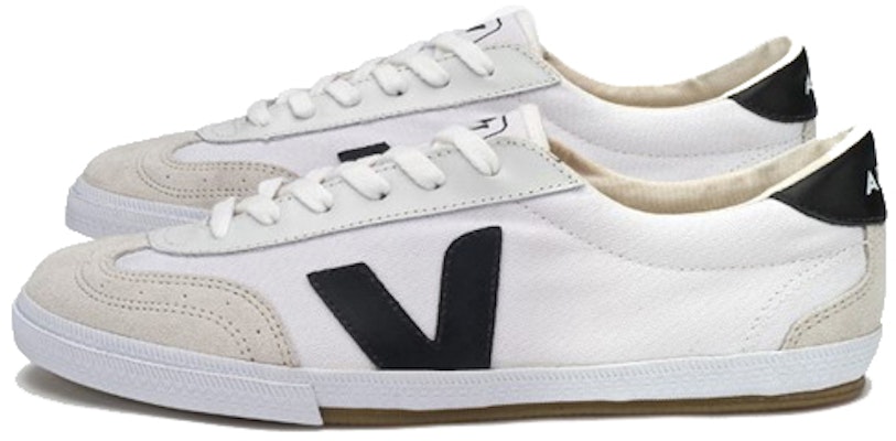 VEJA Volley Canvas 'Black V White Sole' VO1030 Order VEJA Volley Canvas 'Black V White Sole' VO1030