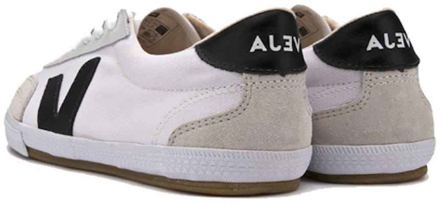 VEJA Volley Canvas 'Black V White Sole' VO1030 Shop VEJA Volley Canvas 'Black V White Sole' VO1030