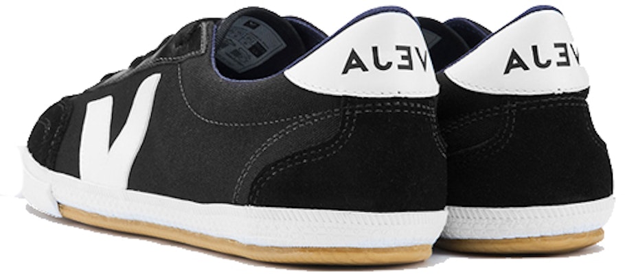 베자 볼리 캔버스 화이트/블랙 (Veja Volley 캔버스 화이트/블랙) VO011347 Shop 베자 볼리 캔버스 화이트/블랙 (Veja Volley 캔버스 화이트/블랙) VO011347