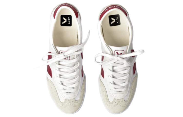 Shop VEJA Volley Low ''Wit Rood'' VO011371