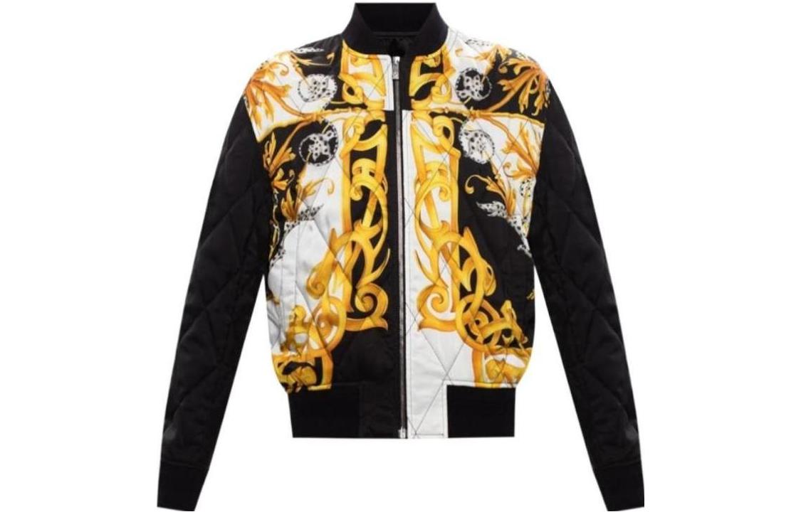 Order 베르사체 바로크 프린트 집업 자켓 블랙 A87351-A235726-A7027