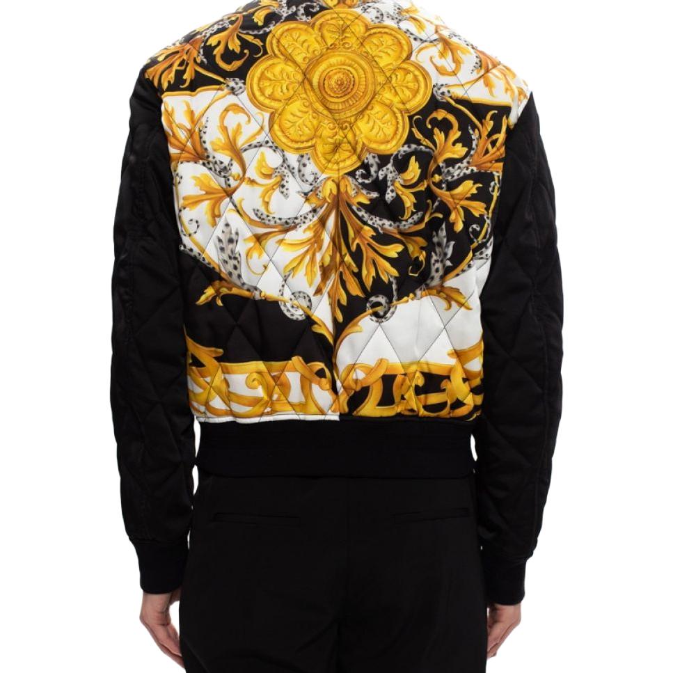 Purchase 베르사체 바로크 프린트 집업 자켓 블랙 A87351-A235726-A7027