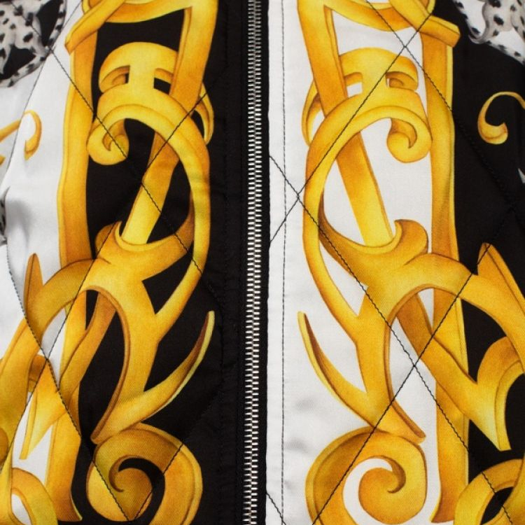 Details for 베르사체 바로크 프린트 집업 자켓 블랙 A87351-A235726-A7027