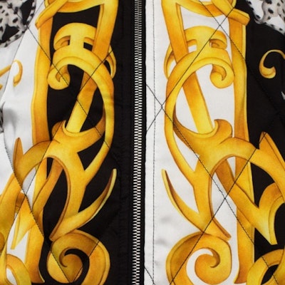 베르사체 바로크 프린트 집업 자켓 블랙 A87351-A235726-A7027 Details for 베르사체 바로크 프린트 집업 자켓 블랙 A87351-A235726-A7027