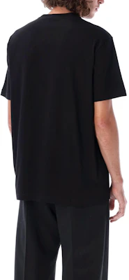 VERSACE Camiseta Negra de Manga Corta con Diseño de Letras Estampadas 1006974-1A04949-1B000 Purchase VERSACE Camiseta Negra de Manga Corta con Diseño de Letras Estampadas 1006974-1A04949-1B000