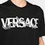Details for VERSACE Camiseta Negra de Manga Corta con Diseño de Letras Estampadas 1006974-1A04949-1B000