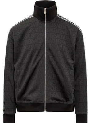 范思哲 黑色满印Logo拉链夹克 1010685-1A07748-1B000 Order 范思哲 黑色满印Logo拉链夹克 1010685-1A07748-1B000