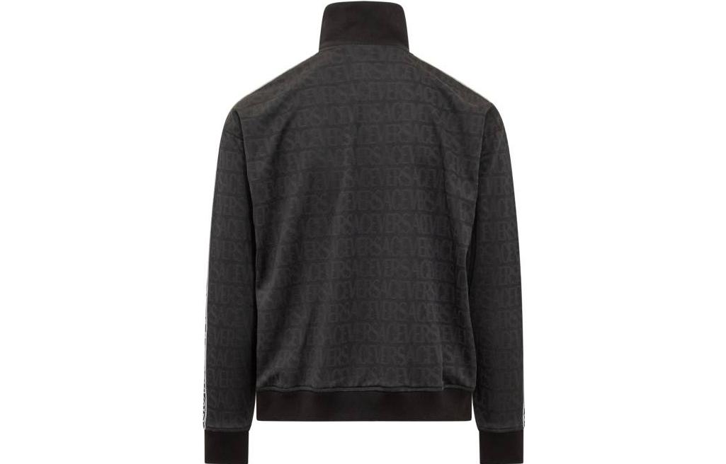 Lookbook 范思哲 黑色满印Logo拉链夹克 1010685-1A07748-1B000