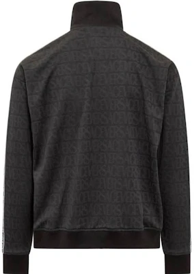 范思哲 黑色满印Logo拉链夹克 1010685-1A07748-1B000 Lookbook 范思哲 黑色满印Logo拉链夹克 1010685-1A07748-1B000