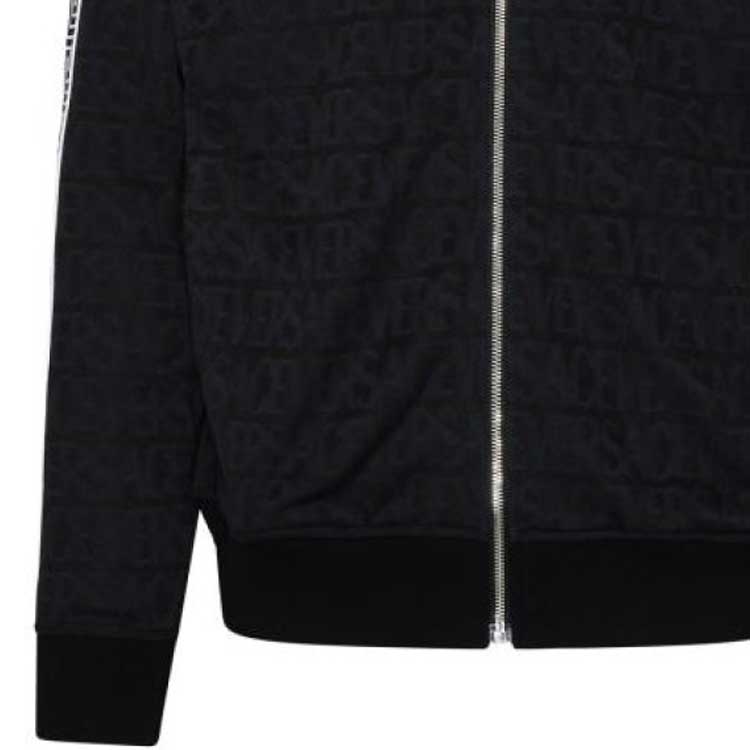 Details for 范思哲 黑色满印Logo拉链夹克 1010685-1A07748-1B000