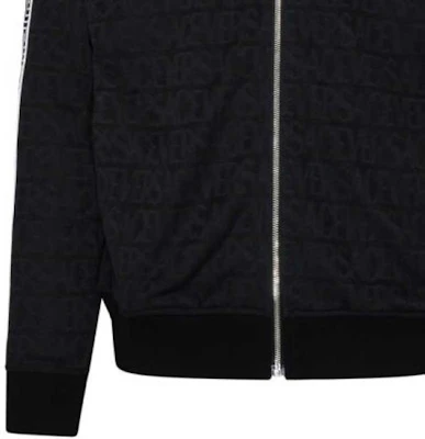 范思哲 黑色满印Logo拉链夹克 1010685-1A07748-1B000 Details for 范思哲 黑色满印Logo拉链夹克 1010685-1A07748-1B000