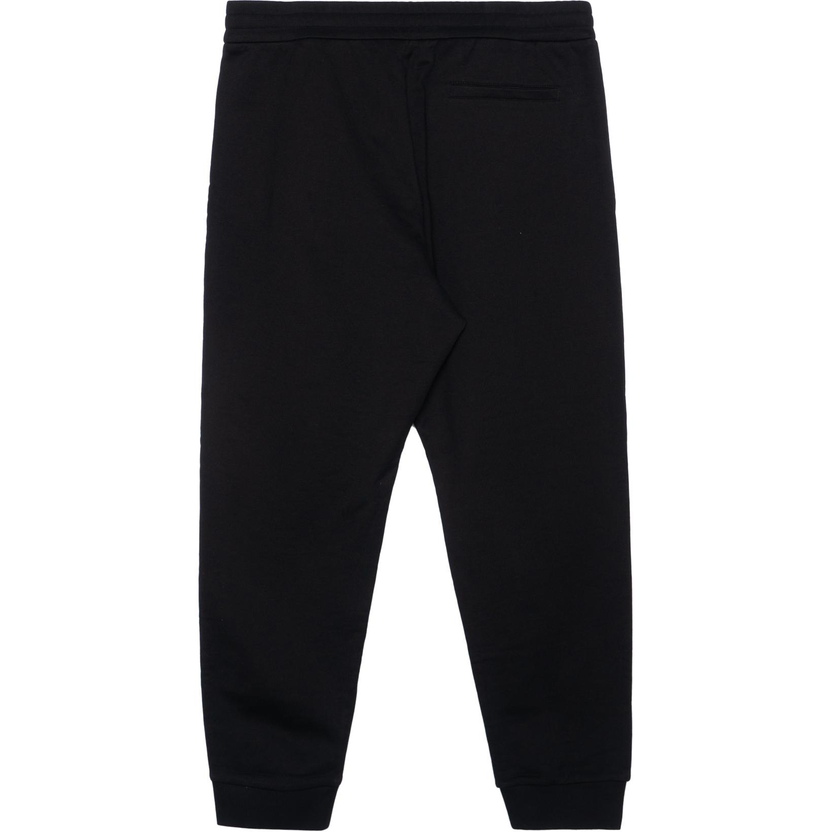 Lookbook VERSACE  Black Knit Joggers with Solid Color and Letter Print Design. 1005204-1A03493-1B000