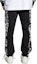 Purchase Versace Black Letter Print Relaxed Jogger Pants with Drawstring. 75GAA316-FS093-899
