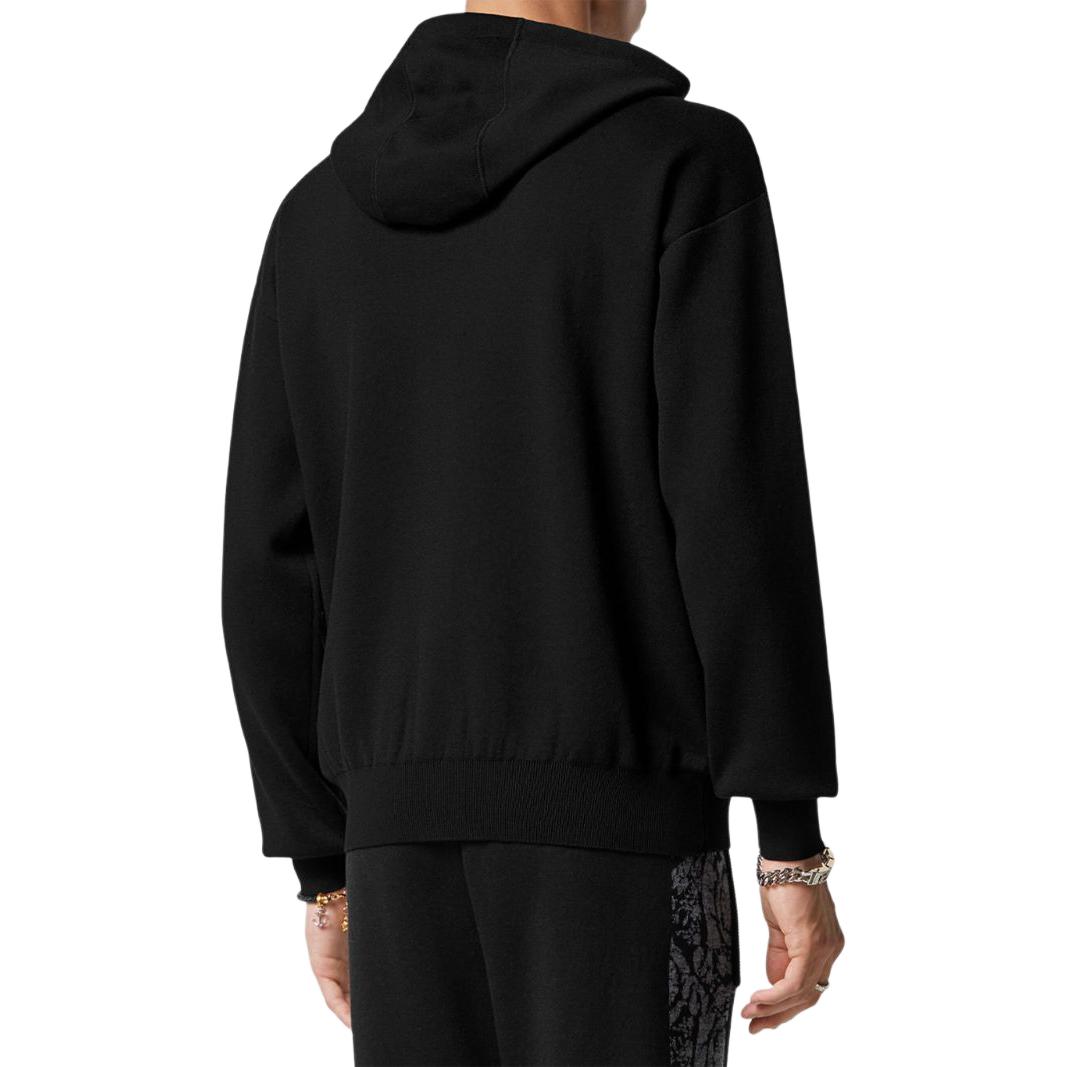 Purchase VERSACE Hoodie Jacket Hitam Logo Bordir. 1013254-1A09454-1B000