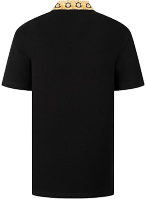 VERSACE Black Logo Embroidered Polo Shirt Short Sleeve 1012260-1A10242-2B130 Lookbook VERSACE Black Logo Embroidered Polo Shirt Short Sleeve 1012260-1A10242-2B130