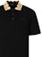 Sizing VERSACE Black Logo Embroidered Polo Shirt Short Sleeve 1012260-1A10242-2B130
