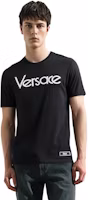 Purchase VERSACE 黑色標誌印花圓領短袖T恤 1012545-1A09028-1B000