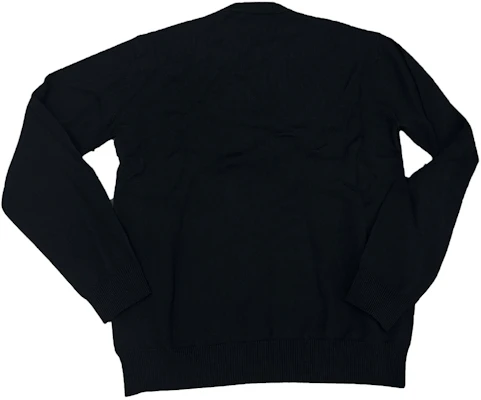 VERSACE Suéter Negro con Estampado de Logo en el Pecho 1002719-1A01993-BG1B000 Lookbook VERSACE Suéter Negro con Estampado de Logo en el Pecho 1002719-1A01993-BG1B000