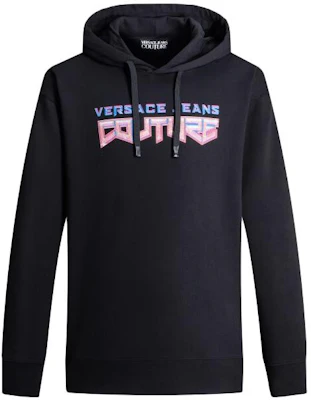 VERSACE Hoodie Hitam Cetakan Logo 73GAIP04-ECF01P-E899 Order VERSACE Hoodie Hitam Cetakan Logo 73GAIP04-ECF01P-E899