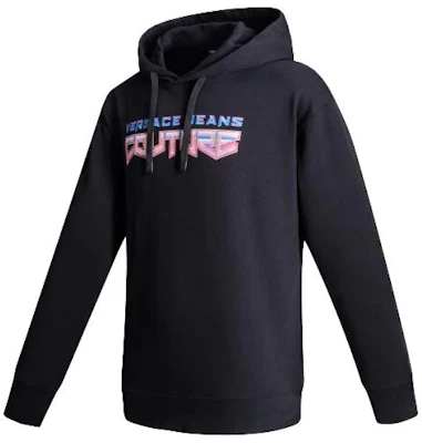 VERSACE Hoodie Hitam Cetakan Logo 73GAIP04-ECF01P-E899 Shop VERSACE Hoodie Hitam Cetakan Logo 73GAIP04-ECF01P-E899