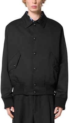 VERSACE Black Logo Print Long-Sleeve Button-Up Jacket E77GASD19-ECN01D-E899 Shop VERSACE Black Logo Print Long-Sleeve Button-Up Jacket E77GASD19-ECN01D-E899