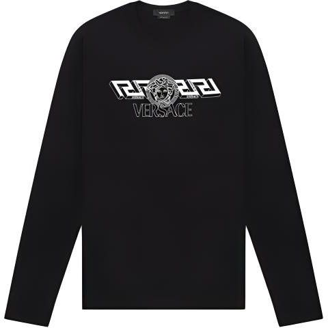 versace-black-long-sleeve-t-shirt-with-solid-color-logo-print-1004229-1-a02800-1-b000
