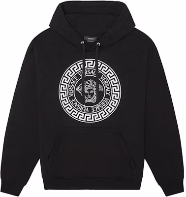 VERSACE Hoodie Sweatshirt Hitam Medusa Letter Print. A89514S-A234889-2B150 Order VERSACE Hoodie Sweatshirt Hitam Medusa Letter Print. A89514S-A234889-2B150