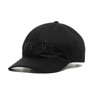 VERSACE Black Minimalist Fashion Casual Baseball Cap 10015901A059341B000