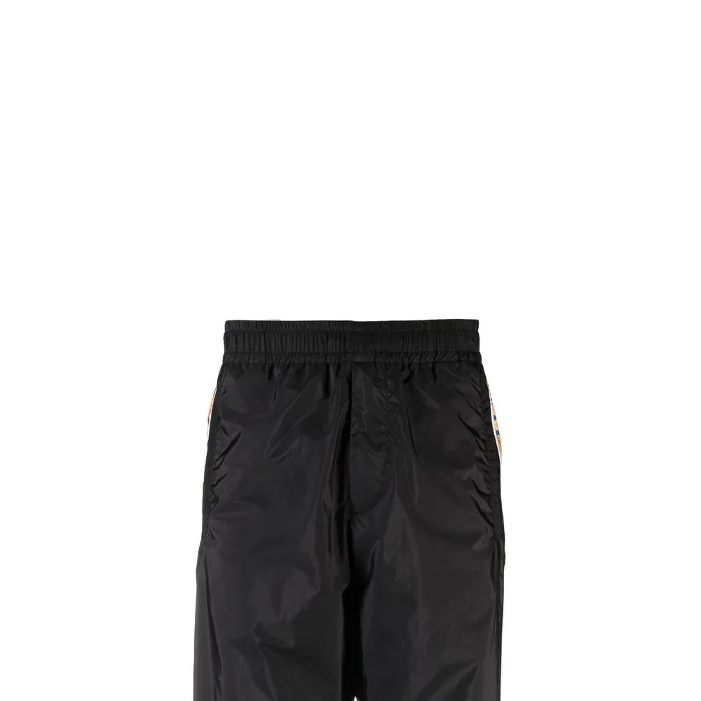 VERSACE  Black Pattern Stripe Jogger Knit Sweatpants 10081121-A05737-5U670 圖 6