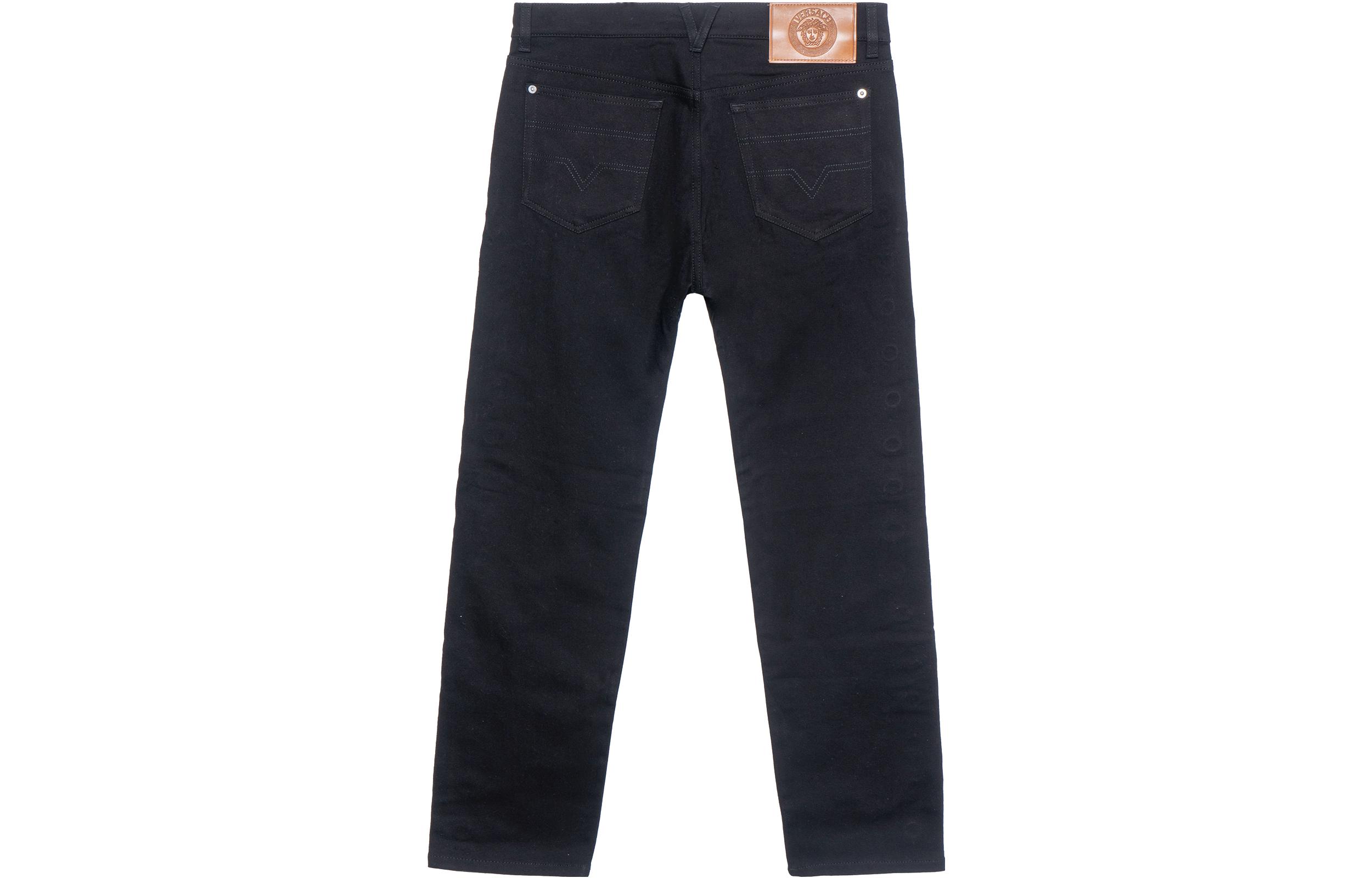 Lookbook VERSACE 黑色戒環修身休閒牛仔褲 A86007-A232938-A8008