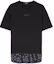 Order VERSACE Camiseta Negra de Manga Corta con Diseño de Logo Bordado 1013945-1A09484-1B000