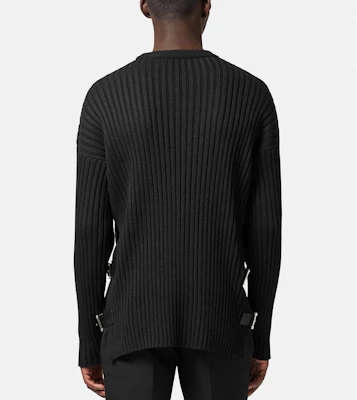 베르사체 블랙 솔리드 크루넥 긴팔 니트 스웨터 캐주얼 1011790-1A08069-1B000 Shop 베르사체 블랙 솔리드 크루넥 긴팔 니트 스웨터 캐주얼 1011790-1A08069-1B000