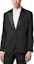Shop VERSACE Black Solid Color Long Sleeve Suit with Notched Lapel. 1012376-1A08917-1B000