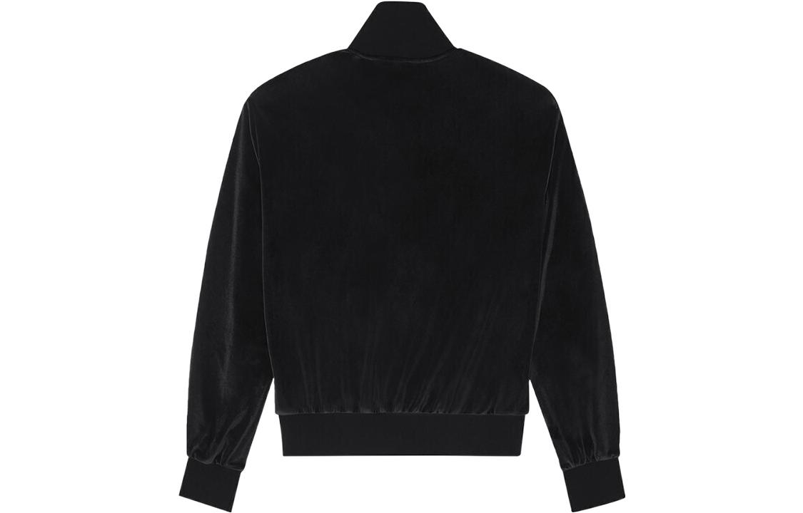 Lookbook VERSACE Jaket Lengan Panjang Kasual Patch Logo Solid Hitam A89408-A234467A-1008