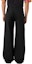 Shop VERSACE Black Straight-Leg Jeans with Stitch Detail and Button Design. 1006505-1A01816-1B000