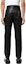 Shop VERSACE Black Straight-Leg Letter Print Casual Pants. 1010584-1A07652-1B000