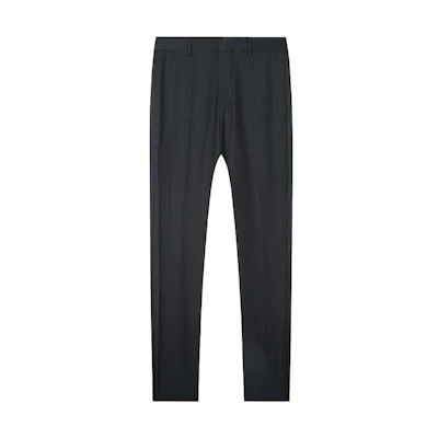 VERSACE Black Straight-Leg Mid-Rise Casual Pants. A80848-A227034-A008