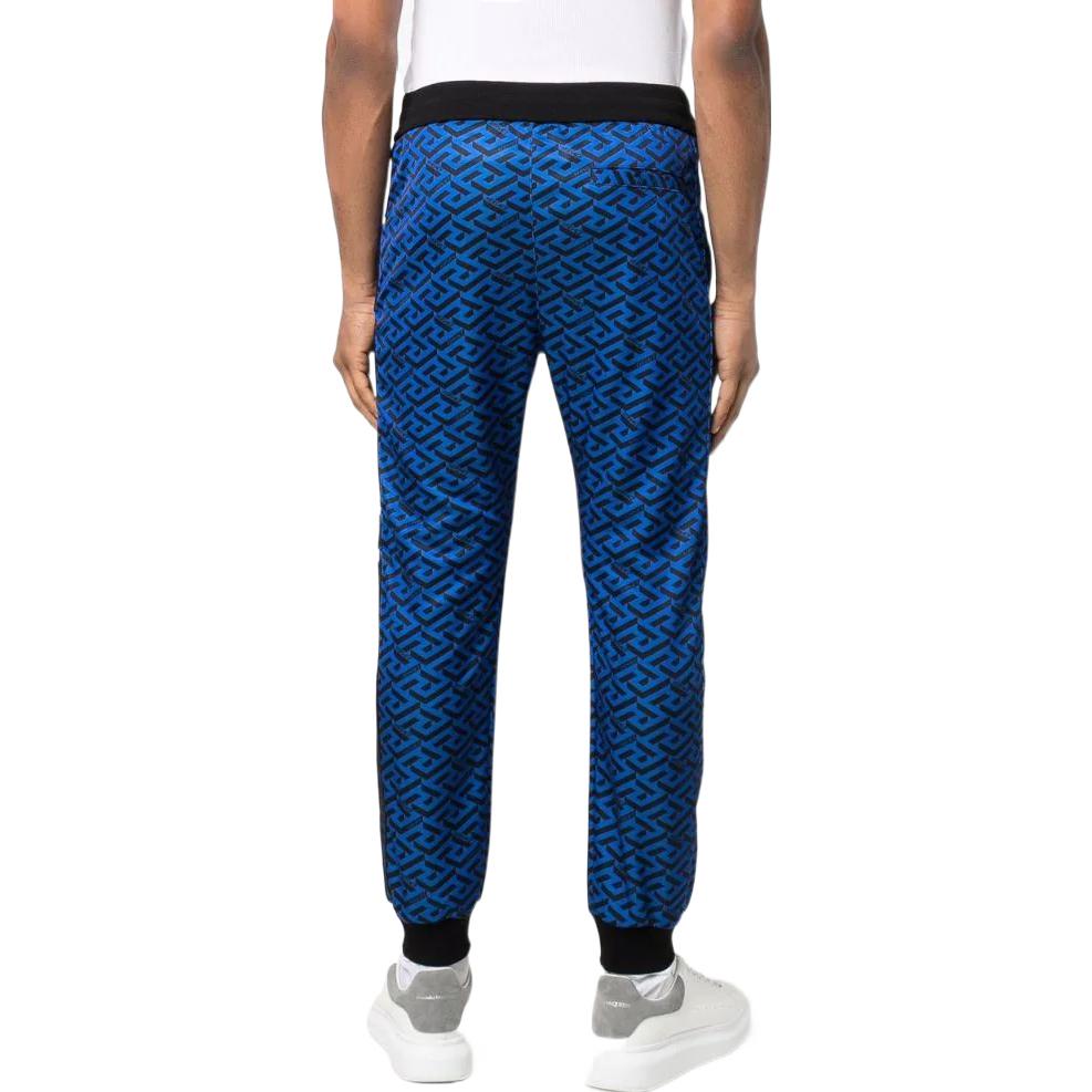 Purchase VERSACE 蓝色字母标志针织运动裤 1004199-1A03029-5U040